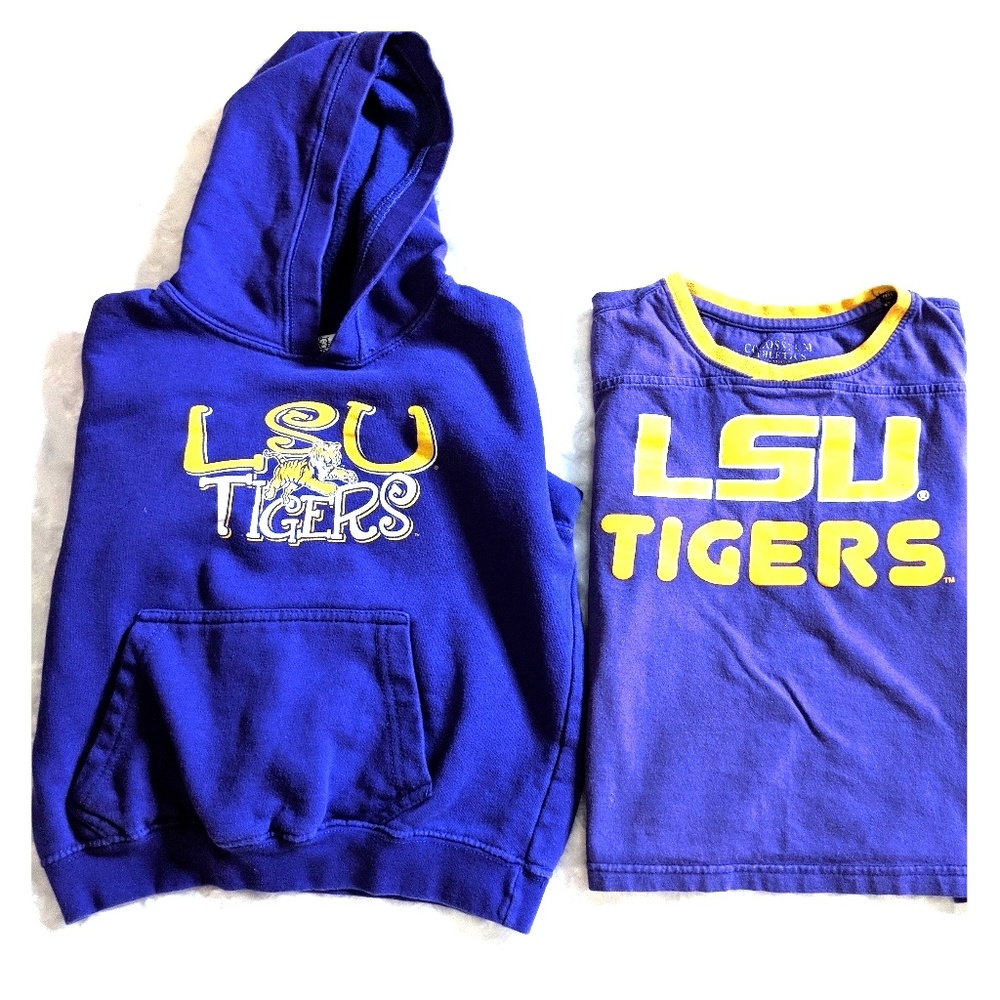 LSU hoodie & t-shirt